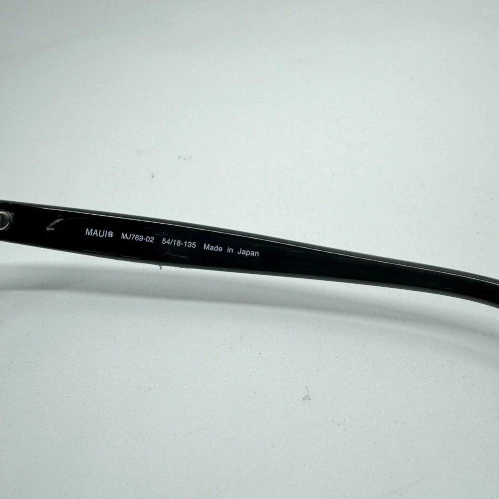 Maui Jim Japan CANNA MJ769-02 54-18-135 Black‎ Women’s Sunglasses Frame H10617